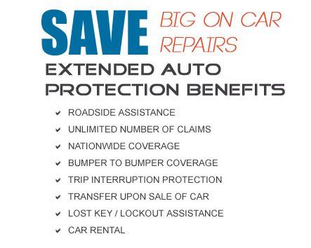 national auto coverage for extended warranties